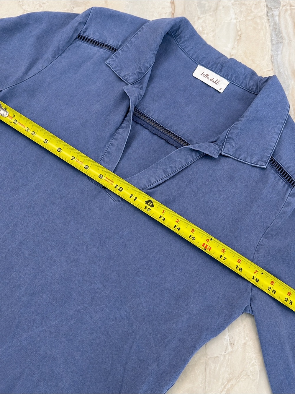 Bella Dahl Tencel Shift Dress – Blue - Size Small - Picture 8 of 11